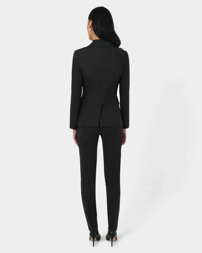 Forcast Lauren Single Breasted Jacket Stonemidnightblack Women Jackets and Blazers