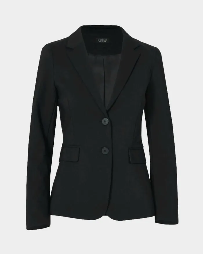 Forcast Lauren Single Breasted Jacket Stonemidnightblack Women Jackets and Blazers