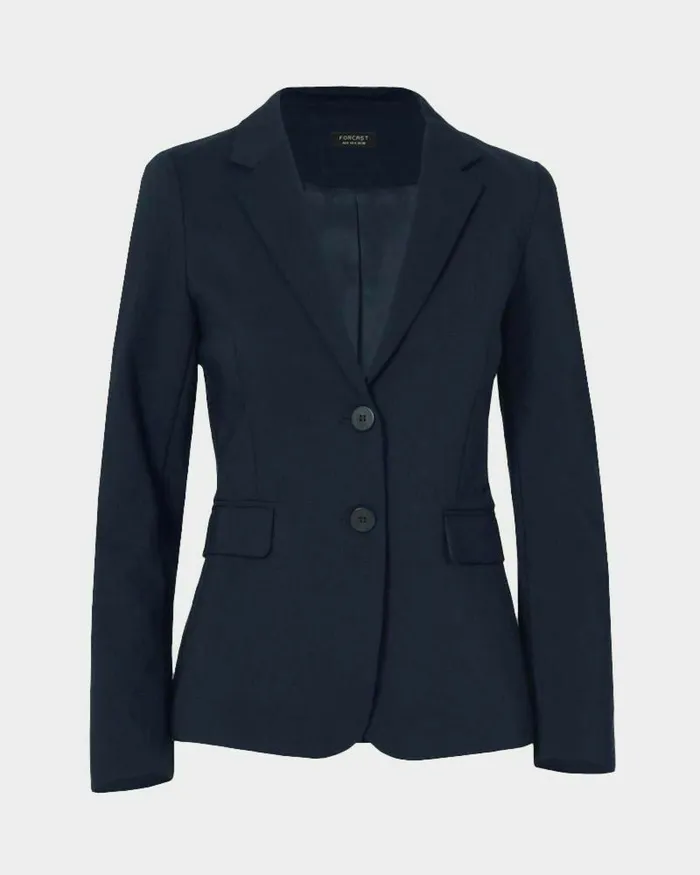 Forcast Lauren Single Breasted Jacket Stonemidnightblack Women Jackets and Blazers