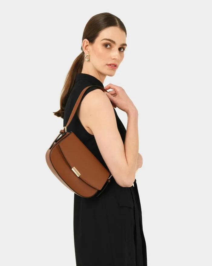 Forcast Leanna Shoulder Bag Tan Women Bags