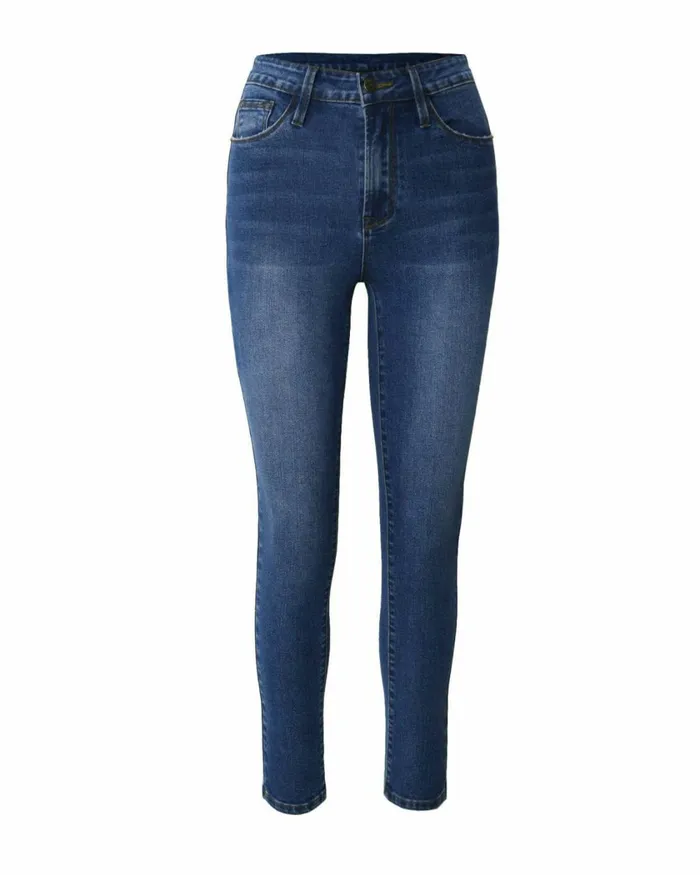 Forcast Lesley Skinny Jean Indigoblack Women HighWaisted Pants