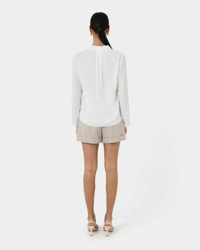 Forcast Lilian 2 Long Sleeve Blouse Light Coralsand Beigeecruivorylight Seafoamblack Women TShirts and Tops