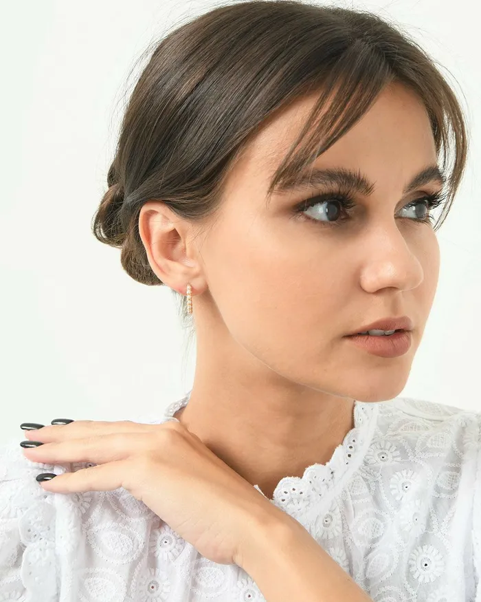 Forcast Linda 16k Gold 2pc Earring Gold Women Earrings