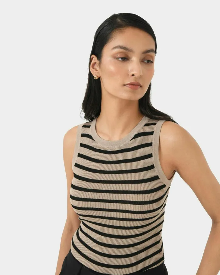 Forcast Lindy Knit Tank Top Women TShirts and Tops