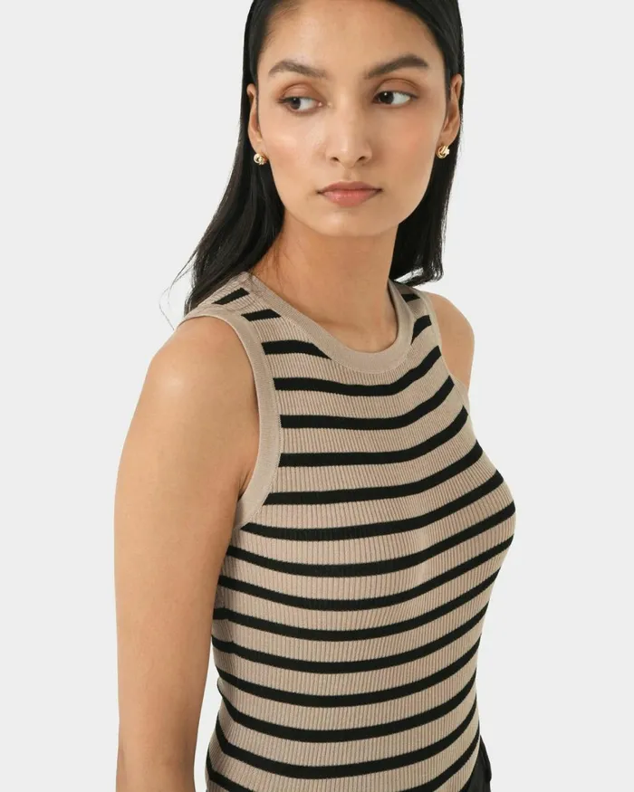 Forcast Lindy Knit Tank Top Women TShirts and Tops