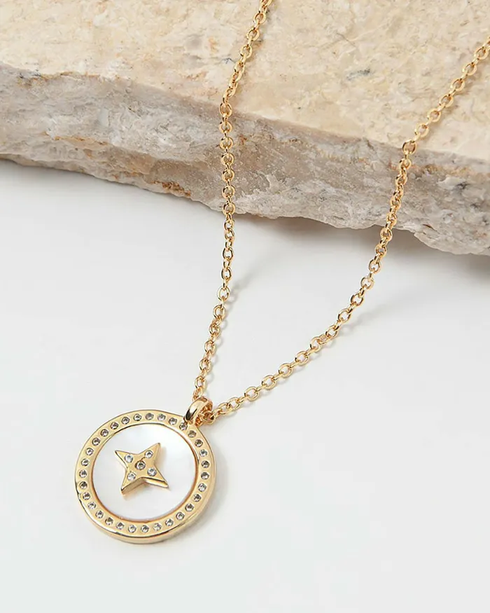 Forcast Macie 16k Gold Plated Necklace Gold Women Necklaces