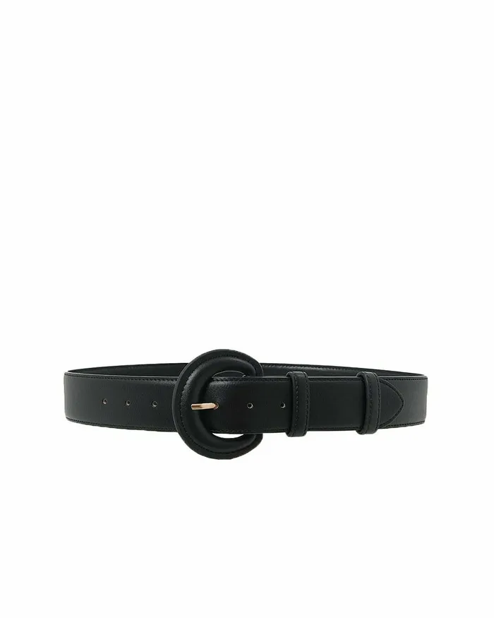 Forcast Maribelle Leather Belt Black Women Belts