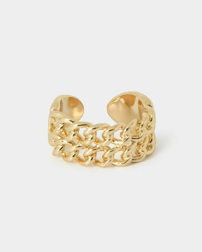 Forcast Mavis 16k Gold Plated Ring Gold Women Rings