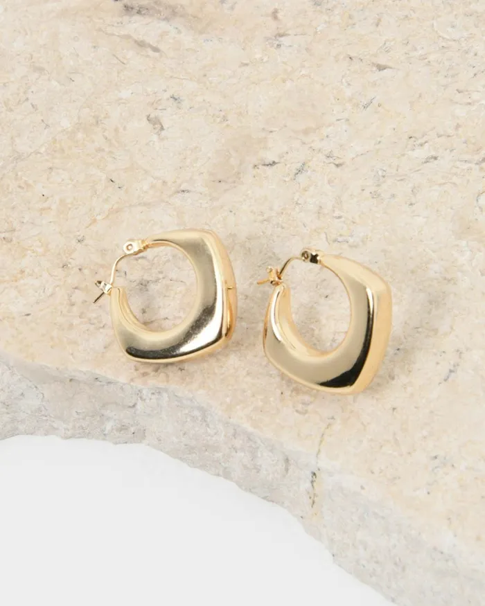 Forcast Mayleen Earrings Gold Women Earrings
