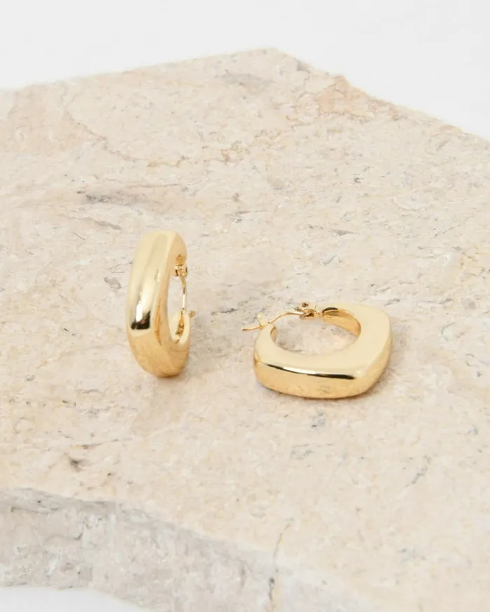 Forcast Mayleen Earrings Gold Women Earrings