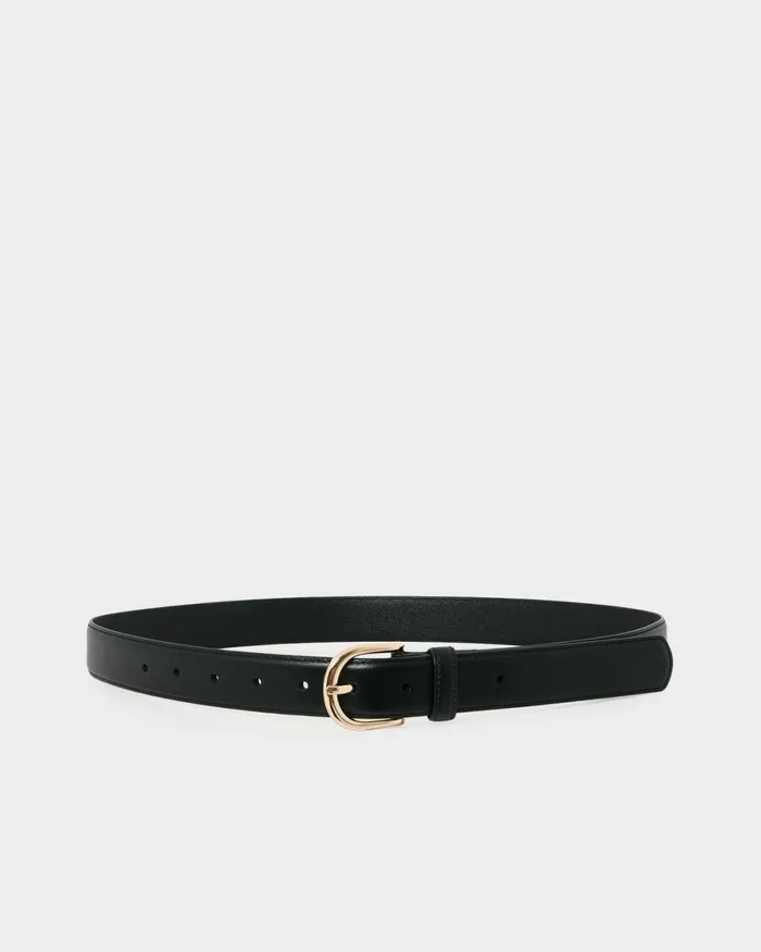 Forcast Melisa Leather Belt Black Women Belts