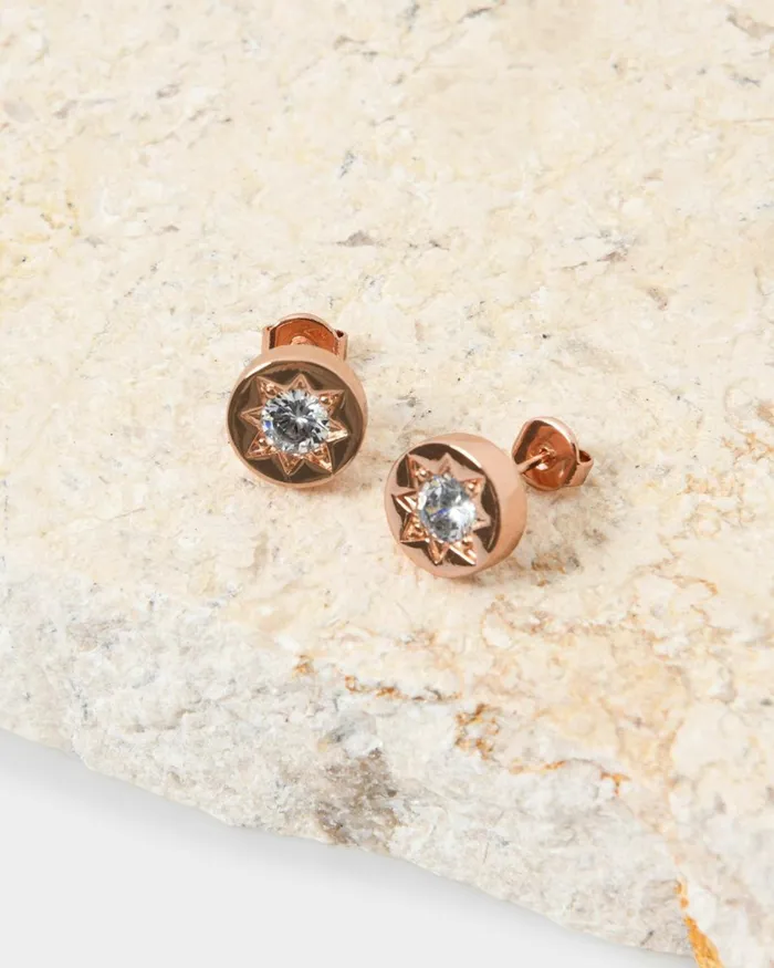Forcast Miliana Gold Plated Earrings Rose Goldgoldsilver Women Earrings