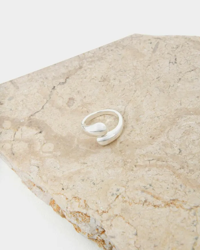Forcast Millicent Sterling Silver Ring Goldsilver Women Rings
