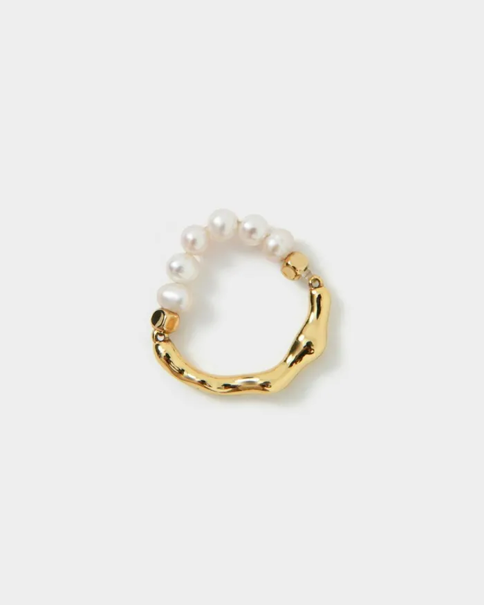 Forcast Moana 16k Gold Plated Ring Gold Women Rings