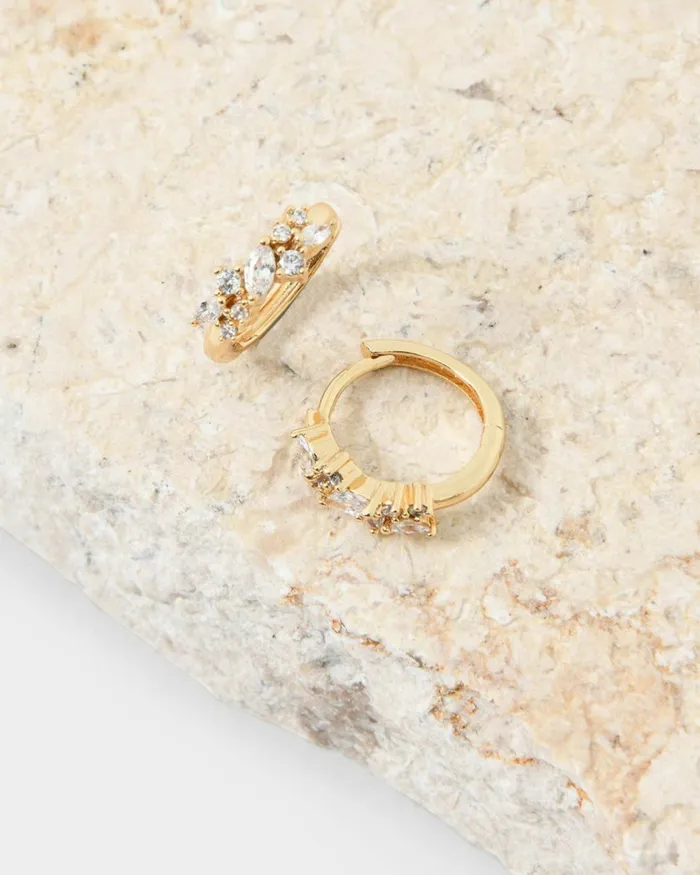 Forcast Morroca Gold Plated Earring Goldsilver Women Earrings