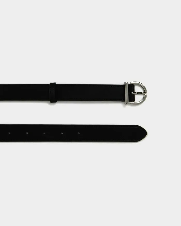 Forcast Morroco 2 Leather Belt Black Women Belts