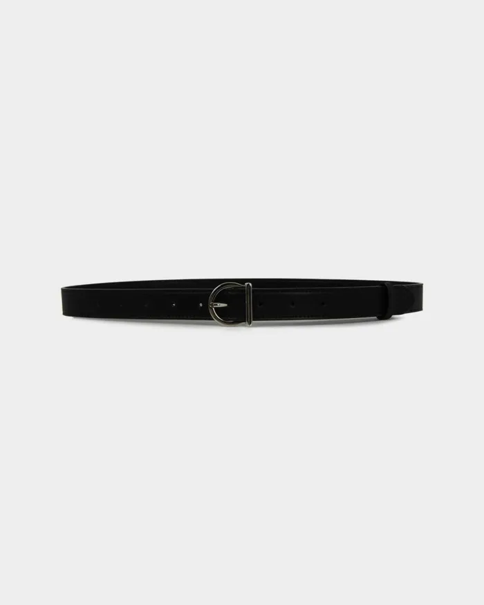 Forcast Morroco 2 Leather Belt Black Women Belts