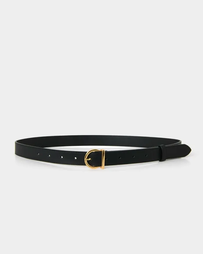 Forcast Morroco 2 Leather Belt Black Women Belts