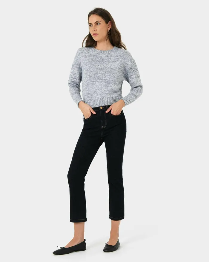 Forcast Naomy Mixed Yarn Knit Women TShirts and Tops