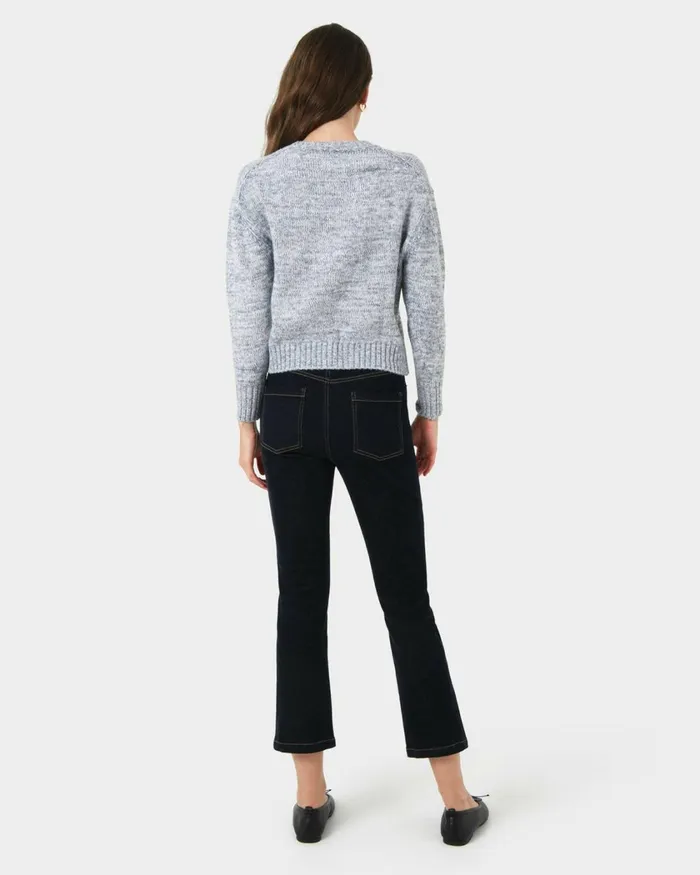 Forcast Naomy Mixed Yarn Knit Women TShirts and Tops