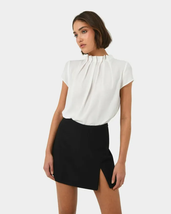 Forcast Nella Mini Skort Black Women Shorts