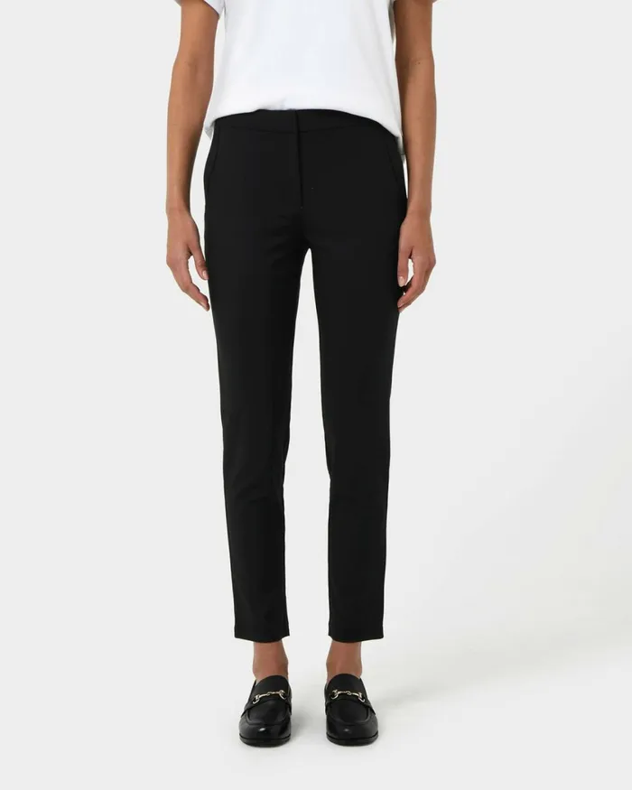 Forcast New Taylor Slim Pants Blueblack Women Slim Leg Pants