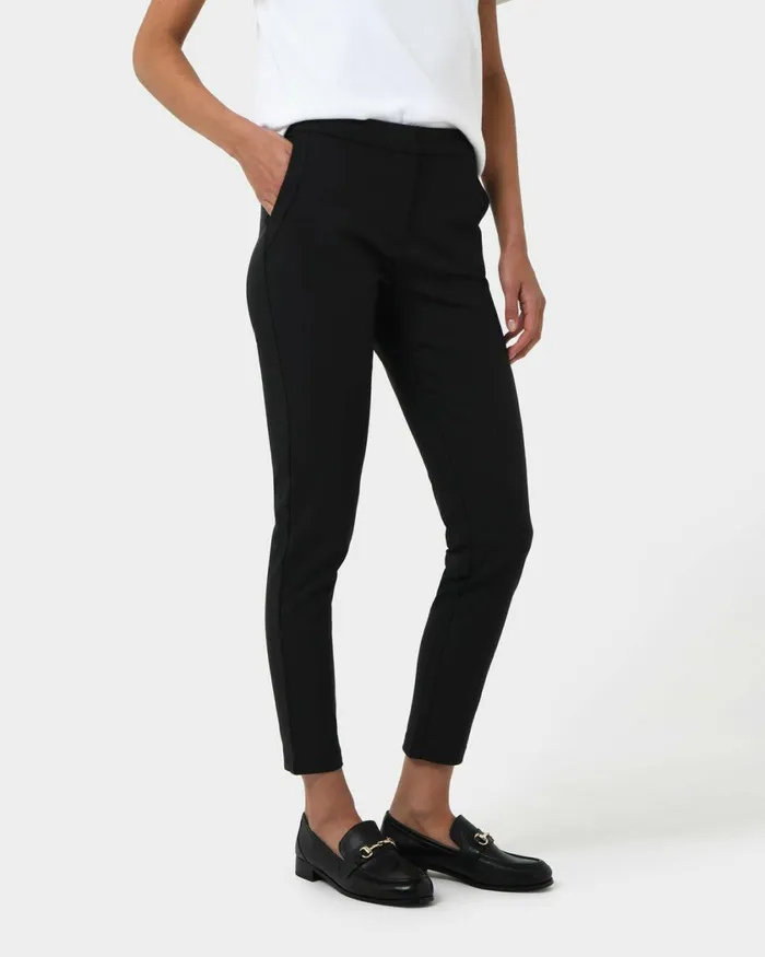 Forcast New Taylor Slim Pants Blueblack Women Slim Leg Pants