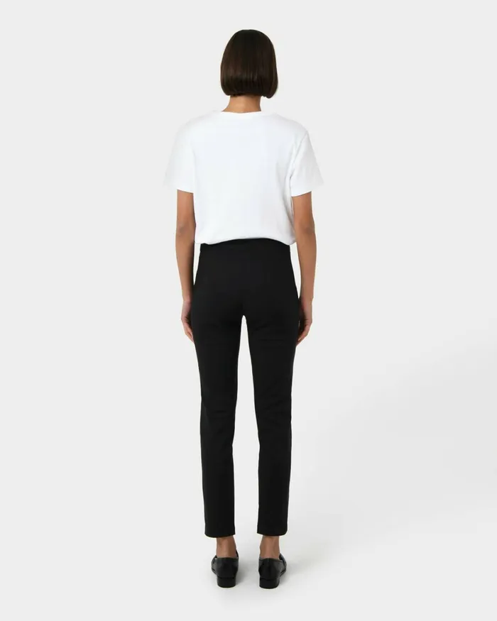 Forcast New Taylor Slim Pants Blueblack Women Slim Leg Pants