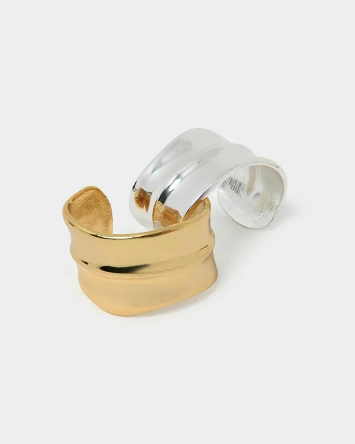 Forcast Nia Statement Bracelet Goldsilver Women Bracelets