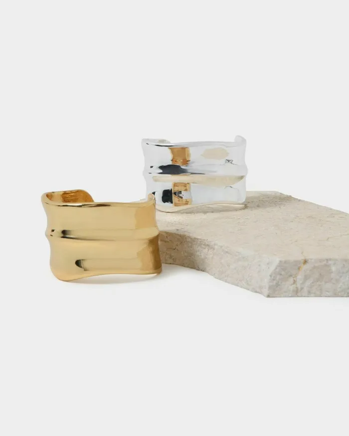Forcast Nia Statement Bracelet Goldsilver Women Bracelets