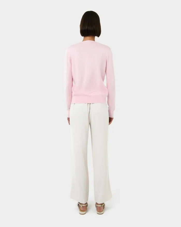 Forcast Nicolette Vneck Knit Cardigan Mauve Pinkrubyoatmealbaby Pinkcoral Creamboneivorymintdark Navyblack Women Long Sleeve Tops