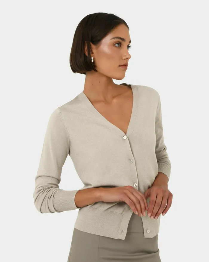 Forcast Nicolette Vneck Knit Cardigan Rubyoatmealbaby Pinkcoral Creamboneivorymintdark Navyblack Women Long Sleeve Tops Forcast Nicolette Vneck Knit Cardigan Rubyoatmealbaby Pinkcoral Creamboneivorymintdark Navyblack Women Long Sleeve Tops