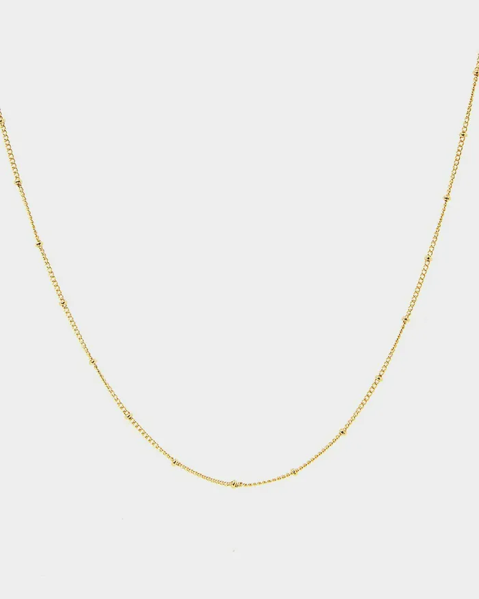 Forcast Nyra 16k Gold 2pc Necklace Set Gold Women Necklaces