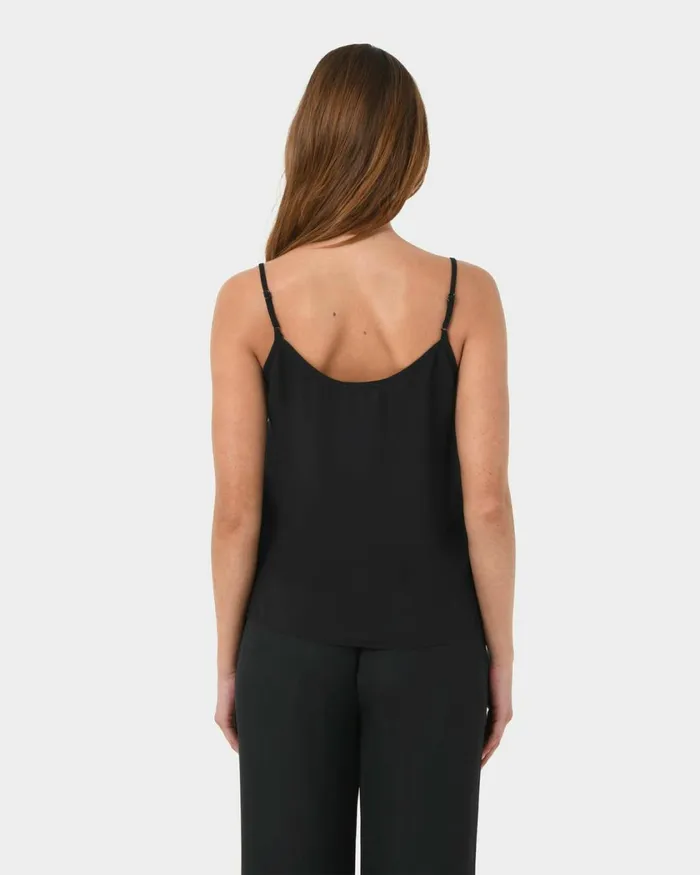 Forcast Olivia Cami Top Beigeblack Women TShirts and Tops