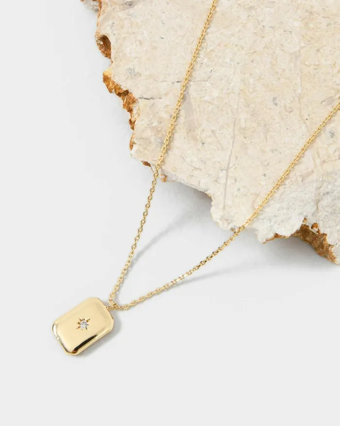 Forcast Poppy 16k Gold Plated Necklace Gold Women Necklaces