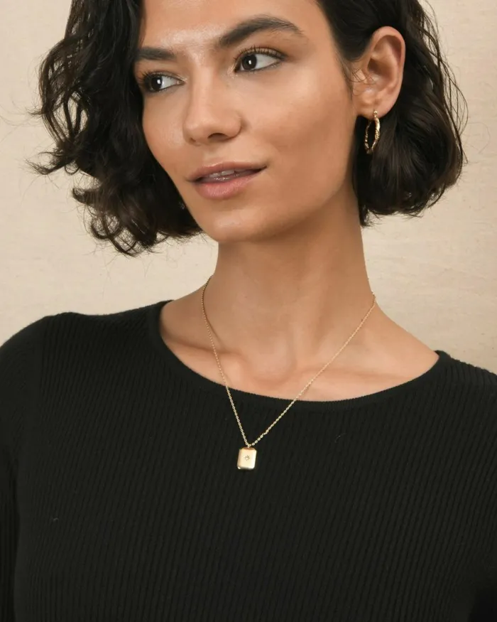 Forcast Poppy 16k Gold Plated Necklace Gold Women Necklaces