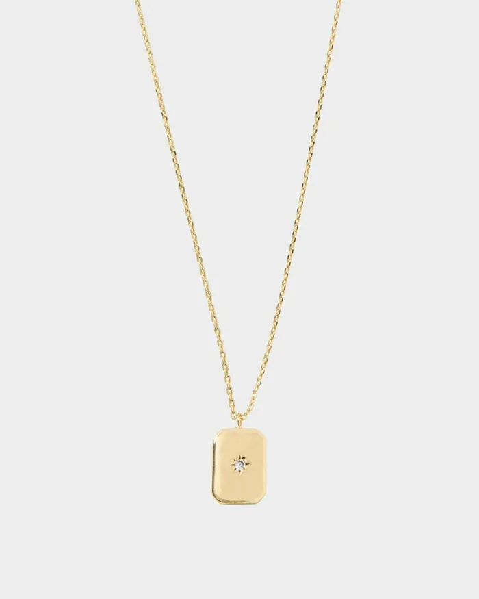 Forcast Poppy 16k Gold Plated Necklace Gold Women Necklaces