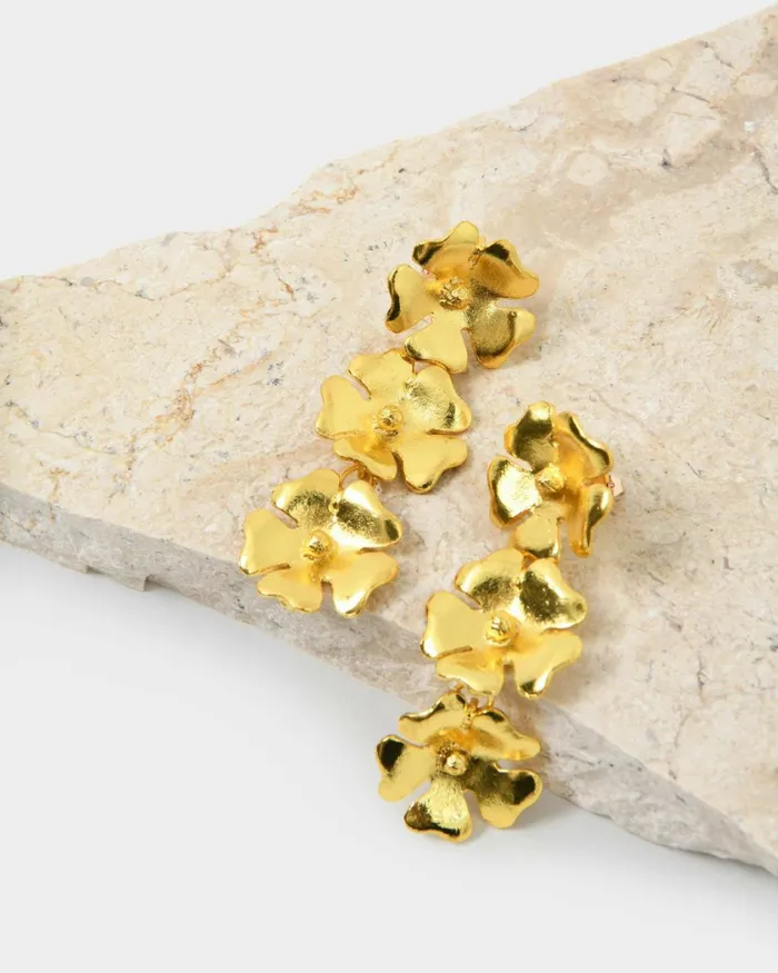 Forcast Priscilla Earrings Gold Women Earrings