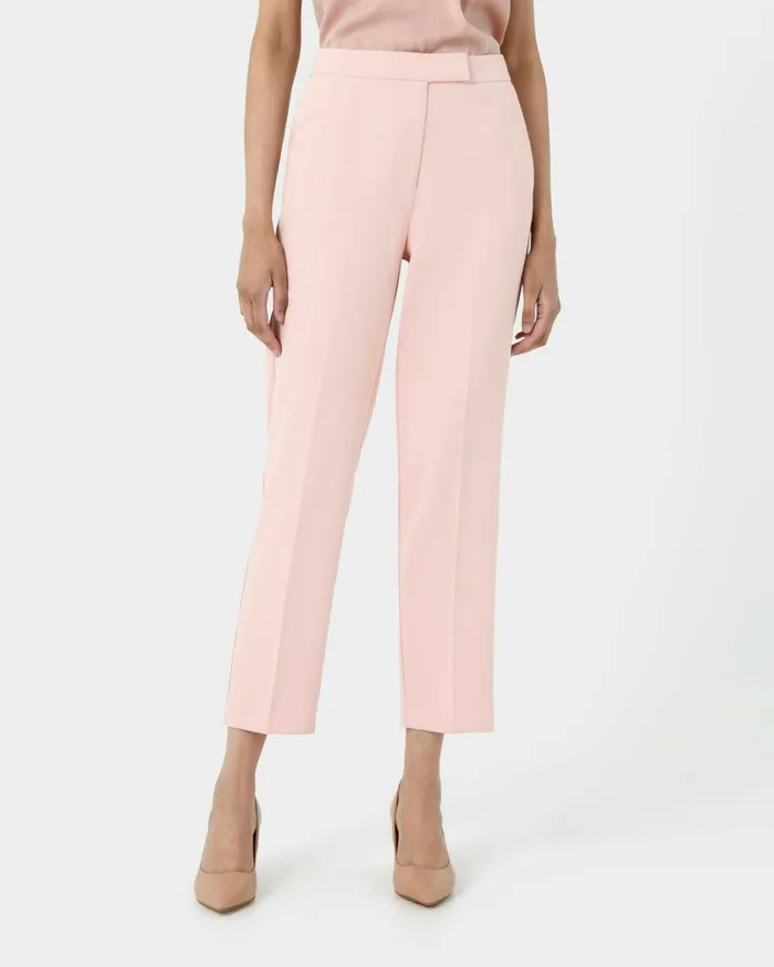 Forcast Renee Slim Leg Pants Pastel Pinkpastel Sage Women HighWaisted Pants