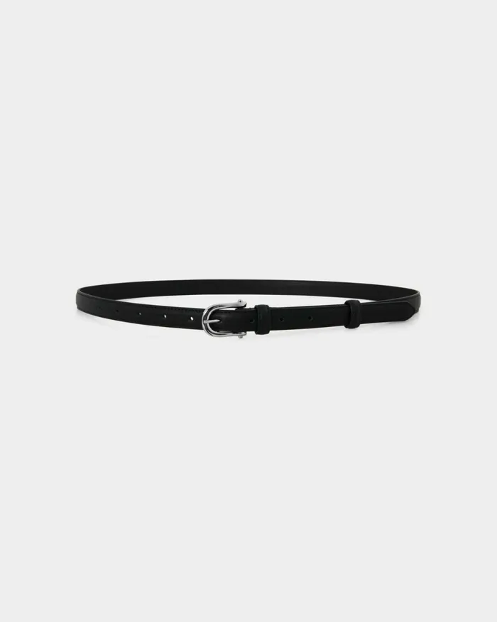 Forcast Rhiannon Leather Belt Black Women Belts
