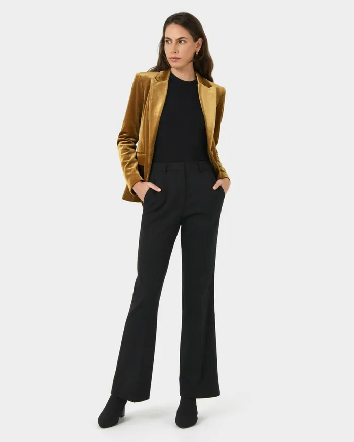 Forcast Rowan Corduroy Jacket Dark Olive Women Jackets and Blazers