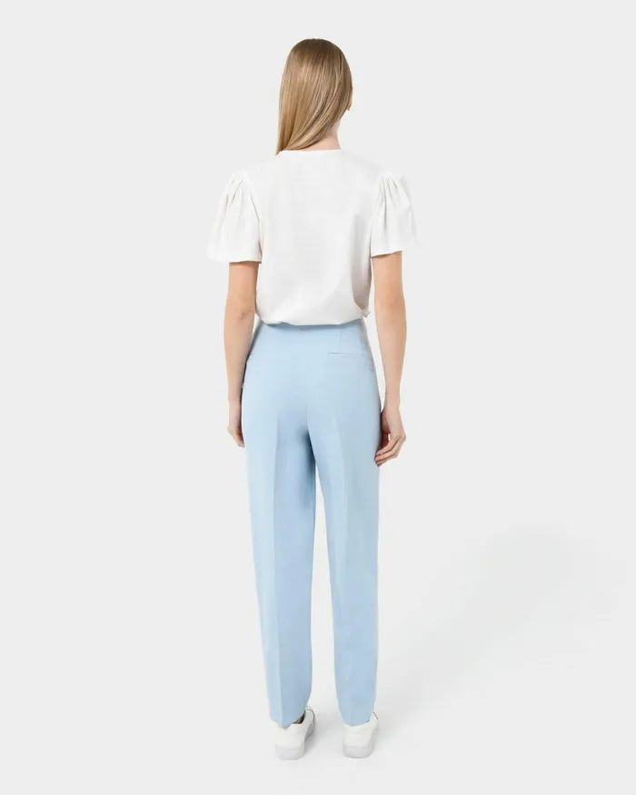 Forcast Rylan Tapered Pants Sky Blueivory Women Work Pants