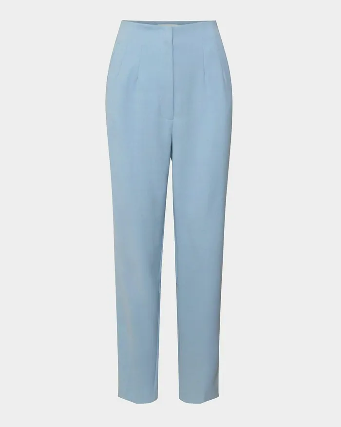 Forcast Rylan Tapered Pants Sky Blueivory Women Work Pants
