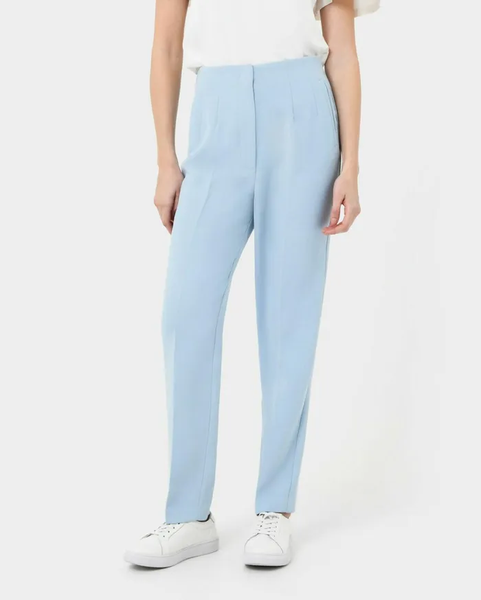Forcast Rylan Tapered Pants Sky Blueivory Women Work Pants