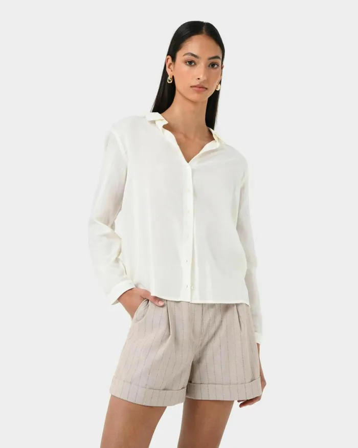 Forcast Rylie Shirt Ivorynavy Women TShirts and Tops