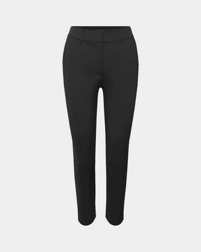 Forcast Safira Highwaist Trousers Birchivorynavygreyblack Women HighWaisted Pants