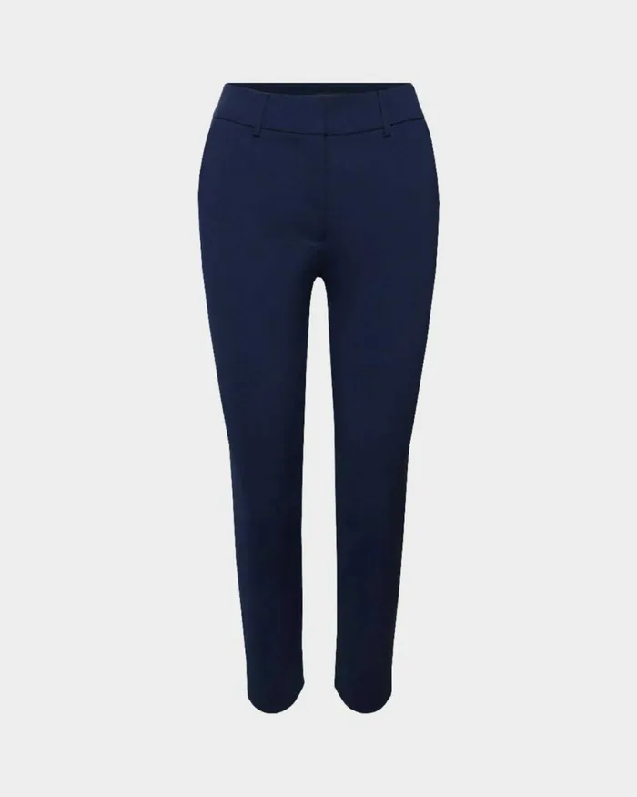 Forcast Safira Highwaist Trousers Birchivorynavygreyblack Women HighWaisted Pants