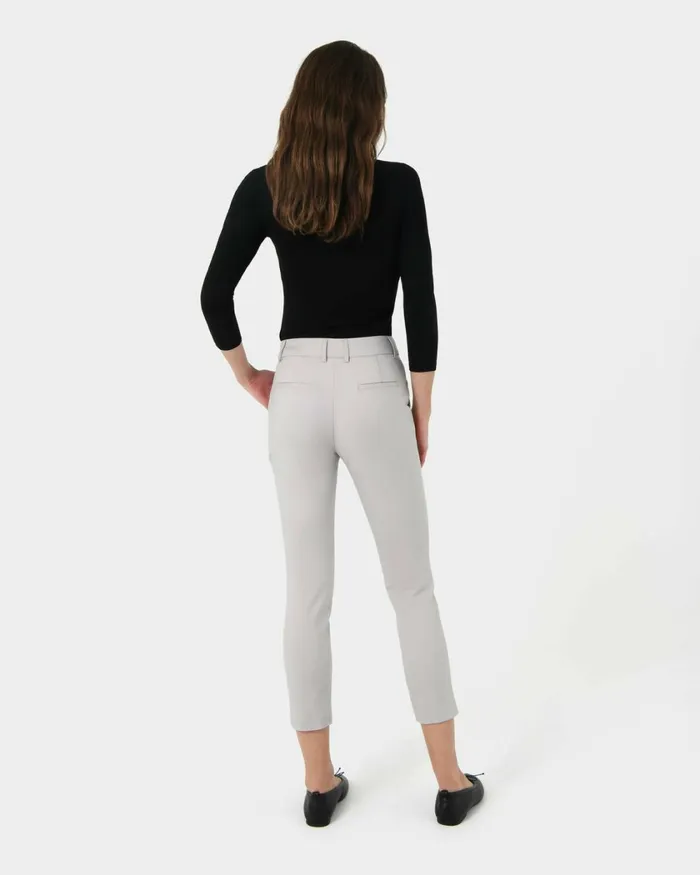 Forcast Safira Highwaist Trousers Birchivorynavygreyblack Women HighWaisted Pants