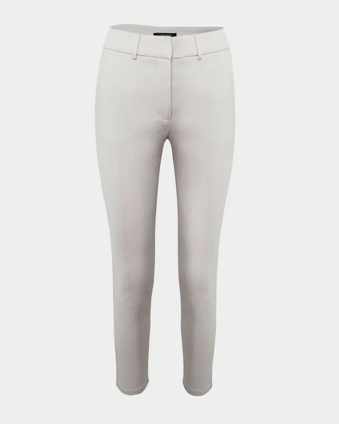 Forcast Safira Highwaist Trousers Birchivorynavygreyblack Women HighWaisted Pants