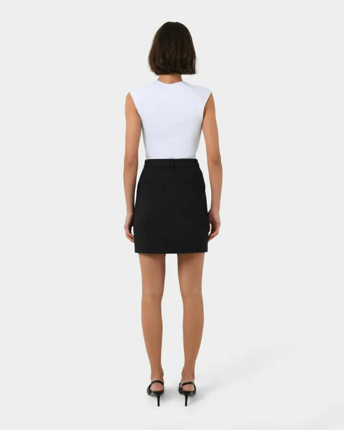 Forcast Safira Mini Skirt Ivorynavyblack Women Mini Skirts
